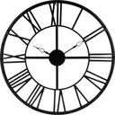 Minimalistické nástenné hodiny čierne bezhlučné