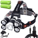 VÝKONNÁ ČELOVÁ LAMPA 5x LED ČELOVÁ LAMPA CREE XM-L T6