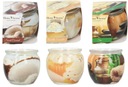 6 x SVIEČKOVÉ VONNÉ SVIEČKY VIANOČNÝ DARČEK SPA VANILKA SLADKÝ KOKOS