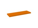 Oranžová závesná polica, 50 cm, obývačka, kuchyňa