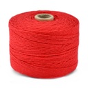 Bavlnená šnúrka pre MACRAME, 2mm, 300m, červená