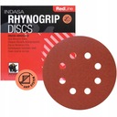 INDASA RED brúsne kotúče na suchý zips 125mm 8H P40 50x