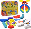 DREVENÉ PUZZLE TVAR MONTESSORI HRA
