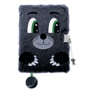 Denník A5 sv. Majewski My Little Friend Mole Mole sivý plyš