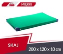 Gymnastický matrac 200x120x10cm SKAJ R60 - Zielo