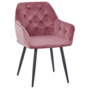 HOMEDE Elegantné obývačkové kreslo ARGENTO ružové