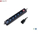 Techly Power strip pre UPS Techly 6 zásuviek 1,