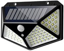 NÁSTENNÁ LAMPA DVOR 100LED SOLÁRNE LAMPA SO SNÍMAČOM POHYBU SÚMRAK