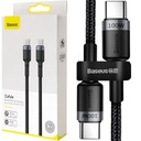 BASEUS SILNÝ KÁBEL USB-C RÝCHLO NABÍJANIE TYPU C BRAID PD 100W QC 3.0 2M