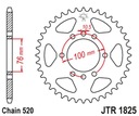 JT zadné ozubené koleso 823 45 SUZUKI VL 250 INTRUDER LC