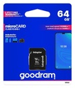 64GB pamäťová karta microSD UHS-I Goodram s adaptérom