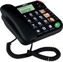 MAXCOM KXT 480 Čierny káblový telefón