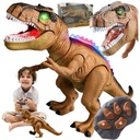 VEĽKÝ INTERAKTÍVNY DINOSAUR TYRANNOSAUR NA DIAĽKU OVLÁDANÝ ROBOT CHODÍ A REČI