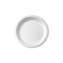 Tanier z cukrovej trstiny Biely 18 cm - 100 kusov