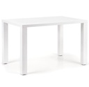 Malý jedálenský stôl biely lesklý 120x80 RONALD