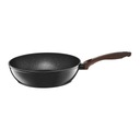 Hlboká panvica s povrchovou úpravou Qualum Basic Stone Edition Darkwood 28 cm AMBITI