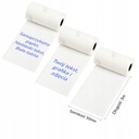 BeMark PP biela papierová páska 50mmx3m, nálepky x3