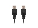 Lanberg USB-A M/M 2.0 kábel 1 m Čierny