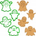 4x MOLTS HALLOWEEN Vykrajovačky na sušienky a perníčky - SOULS sada 4 ks.