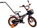14 palcový PRIME BMX športový bicykel BLACK / Orange