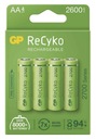 Batérie GP ReCyko AA 2600mAh 4 ks.