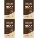 4x poľská svetlá špaldová múka typ 550 bio 1kg bio