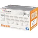 Sada 10x žiarovky GU10 8W=60W LED 806lm LEDLUMEN