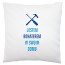 I am a Hero In My Home White Vankúš