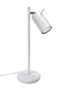 RING biela moderná stolová lampa do jedálne a kuchyne Sollux LED