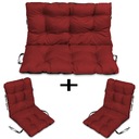 RATTAN nábytkové podsedáky 100X60X50 sada 2+1 BORD