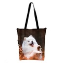 TAŠKA so psíkom SAMOYED, nákupná sieťka, darček