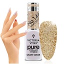 Victoria Vynn Hybridný lak na nechty Pure 144 Midas Touch WHITE GOLD
