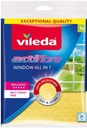 Utierka na okná Vileda Actifibre 1 ks, žltá