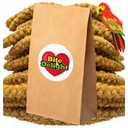 Proso Senegallese biele 1 kg čisté veľké uši pre vtáky Parrot Eco Pack