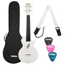 Cascha Carbon Fiber Set White HH 2286 ukulele konc