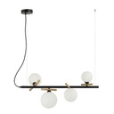 REVERSO závesné svietidlo PND-5622-4-BK-W Italux Moderné stropné LAMP