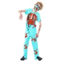 halloweensky kostým ZOMBIE lekár CHIRURGEON krv 146
