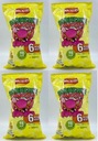 4x 132g WALKERS Monster Munch Pečené hovädzie chrumky UK