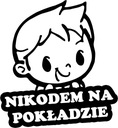 Nálepka NIKODEM V AUTE 18x15 farieb