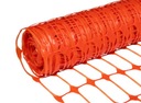 Sieť na stavbu ciest 1,2 m x 50 m oranžová
