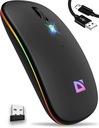 Silent Mouse Myš Bluetooth Bezdrôtová tenká nabíjateľná Tiché kliknutie