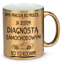 ZLATÝ hrnček AKO DARČEK PRE DIAGNOSTIKU AUTOMOBILOV