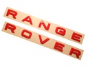 Znak pre Range Rover Red (červený lesk)