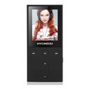 MP4 / MP3 PREHRÁVAČ AŽ 15 h 8 GB FM RÁDIO HLASOVÝ ZÁZNAMNÍK USB SLÚCHADLÁ HYUNDAI