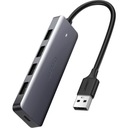 Ugreen CM219 USB rozbočovač, 4x USB-A 3.2, micro USB napájací port