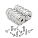 NEODYMIOVÝ MAGNET S OTVOROM NA SKRUTKU 14x5mm okrúhly, cylindrický, HUNTER 10KS