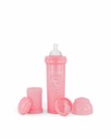 TwistShake Antikoliková fľaša 330ml Ružová 4m+