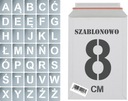 Opätovne použiteľné šablóny na maľovanie Letters 8cm set