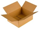 Klapka kartón 250x200x80 mm 3W B 380g/m2 - hnedá 20 kusov