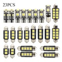 White Style 23pcs PcsSet Univerzálna biela sada